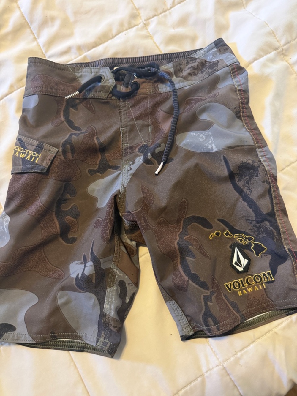 Volcom Kids Camo Brown & Gray Skort